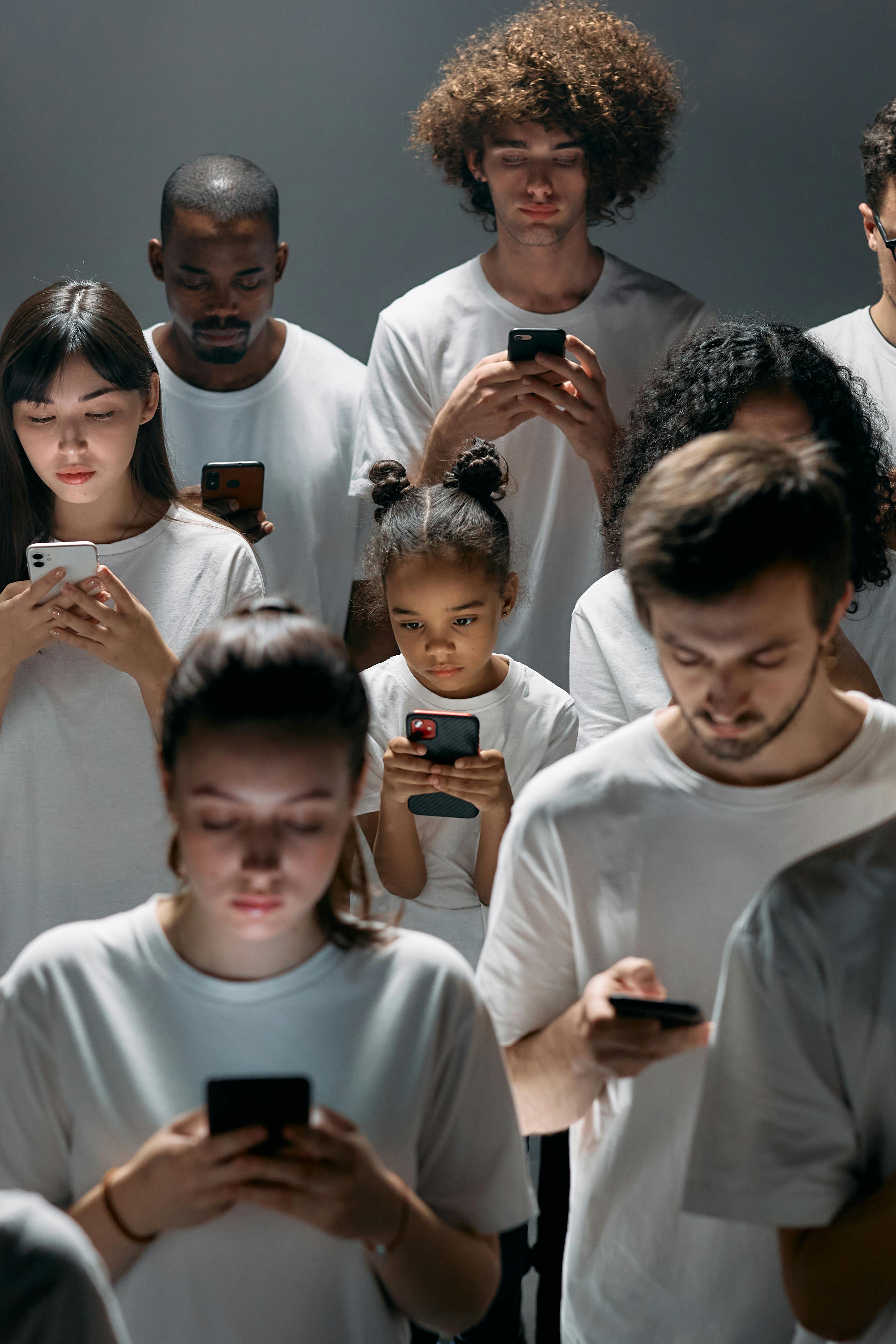 Gen Z on their phones